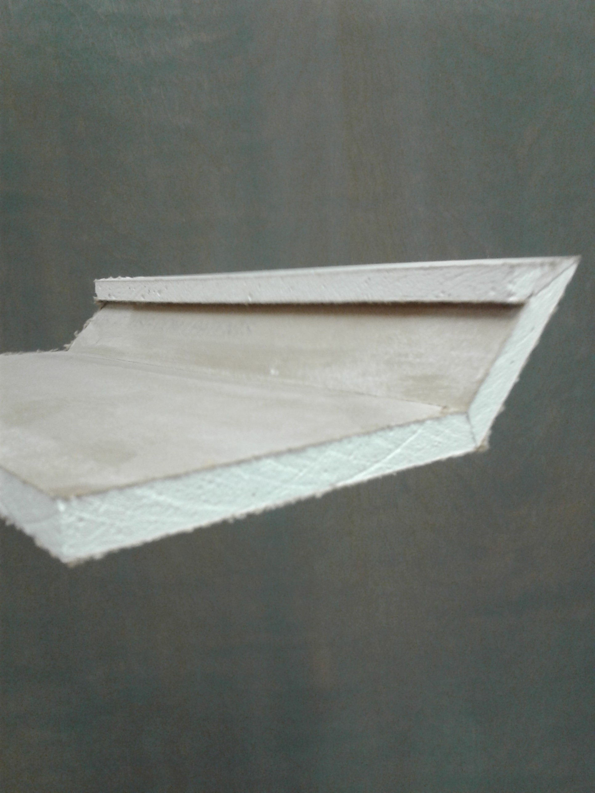EDGE-FX preformed prefab gypsum drywall custom offset light cove 45 degree drywall